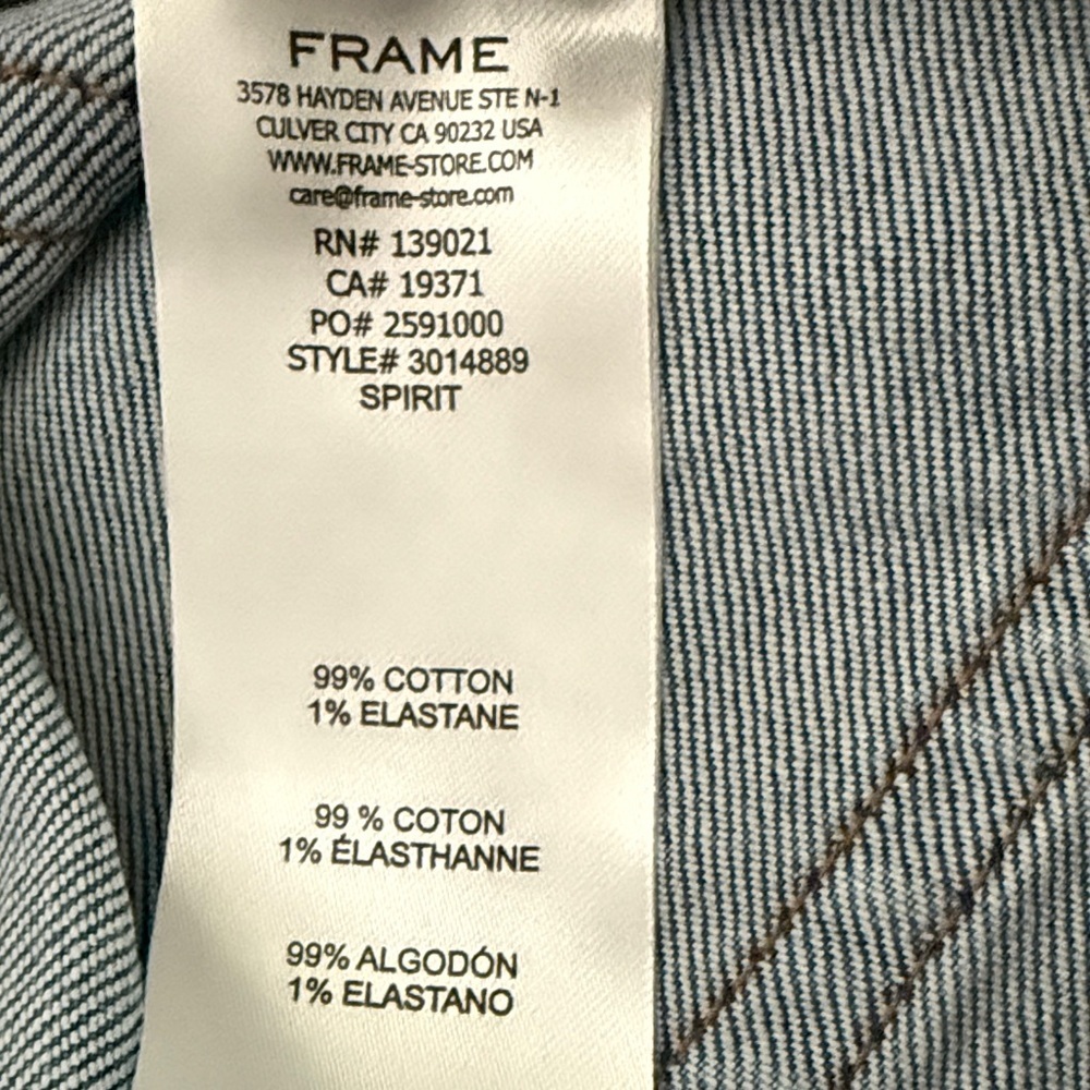 Frame Denim- The Rodeo- Sz 27- NWT - Picture 12 of 16